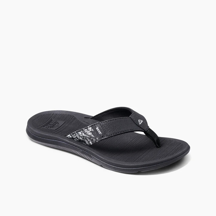 Reef Women's Santa Ana Sandals Black/White 1