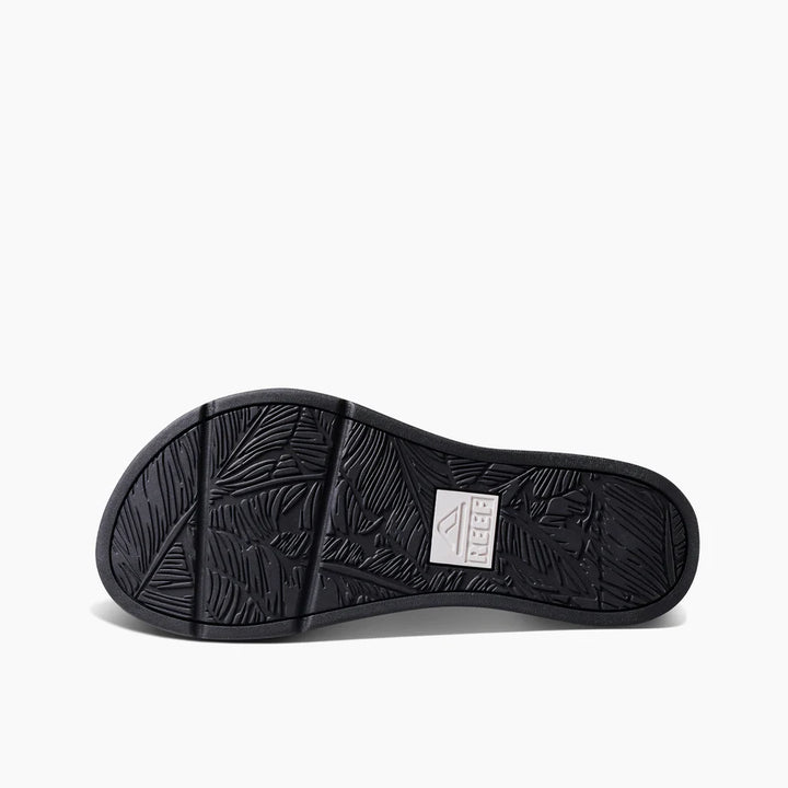 Reef Women's Santa Ana Sandals Black/White 2