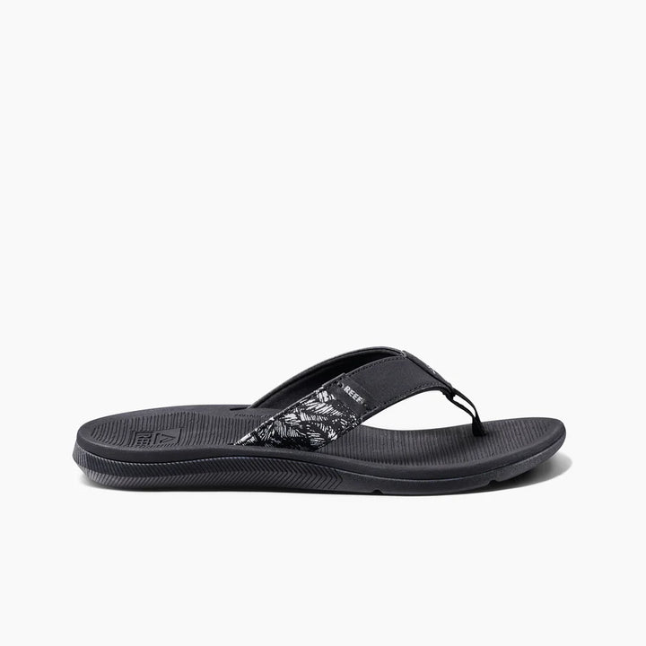 Reef Women's Santa Ana Sandals Black/White