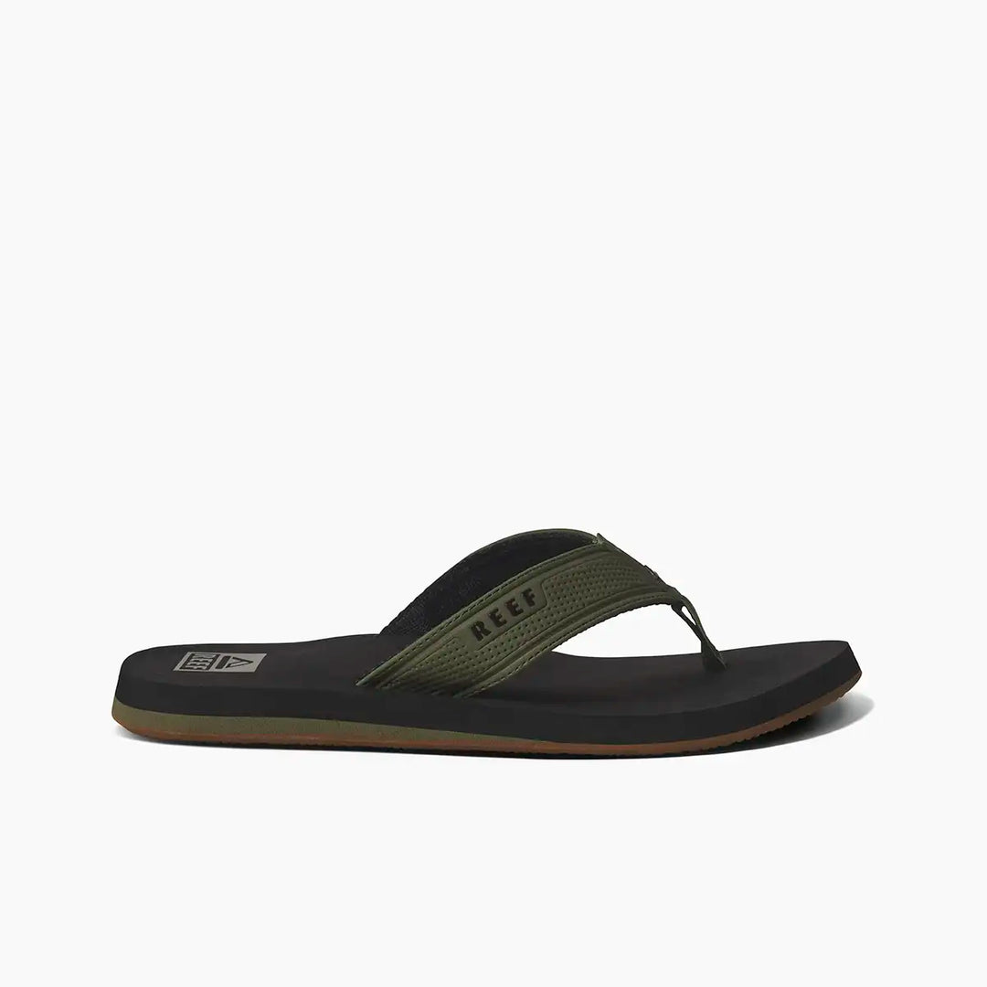 Reef Men's The Layback Sandals - Black/Olive 