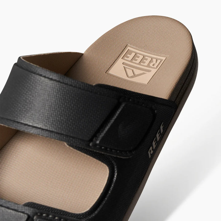 Reef Men's Cushion Tradewind Sandals - Black/Fossil 6