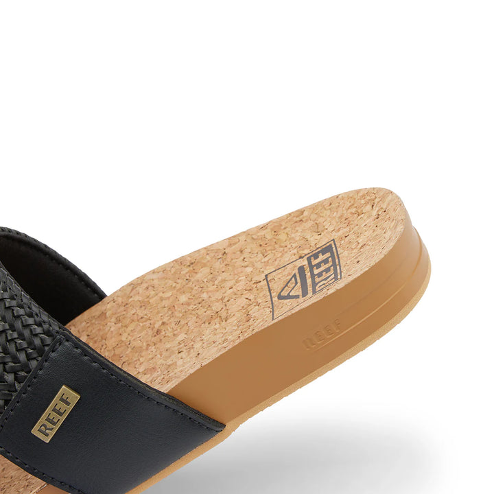 Reef Women's Vista Braid II Sandals - Black/Tan 5