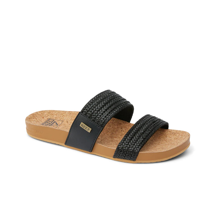 Reef Women's Vista Braid II Sandals - Black/Tan 