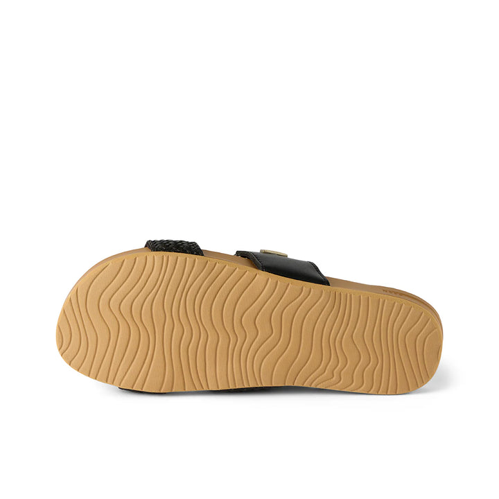 Reef Women's Vista Braid II Sandals - Black/Tan 3