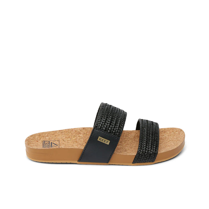 Reef Women's Vista Braid II Sandals - Black/Tan 2
