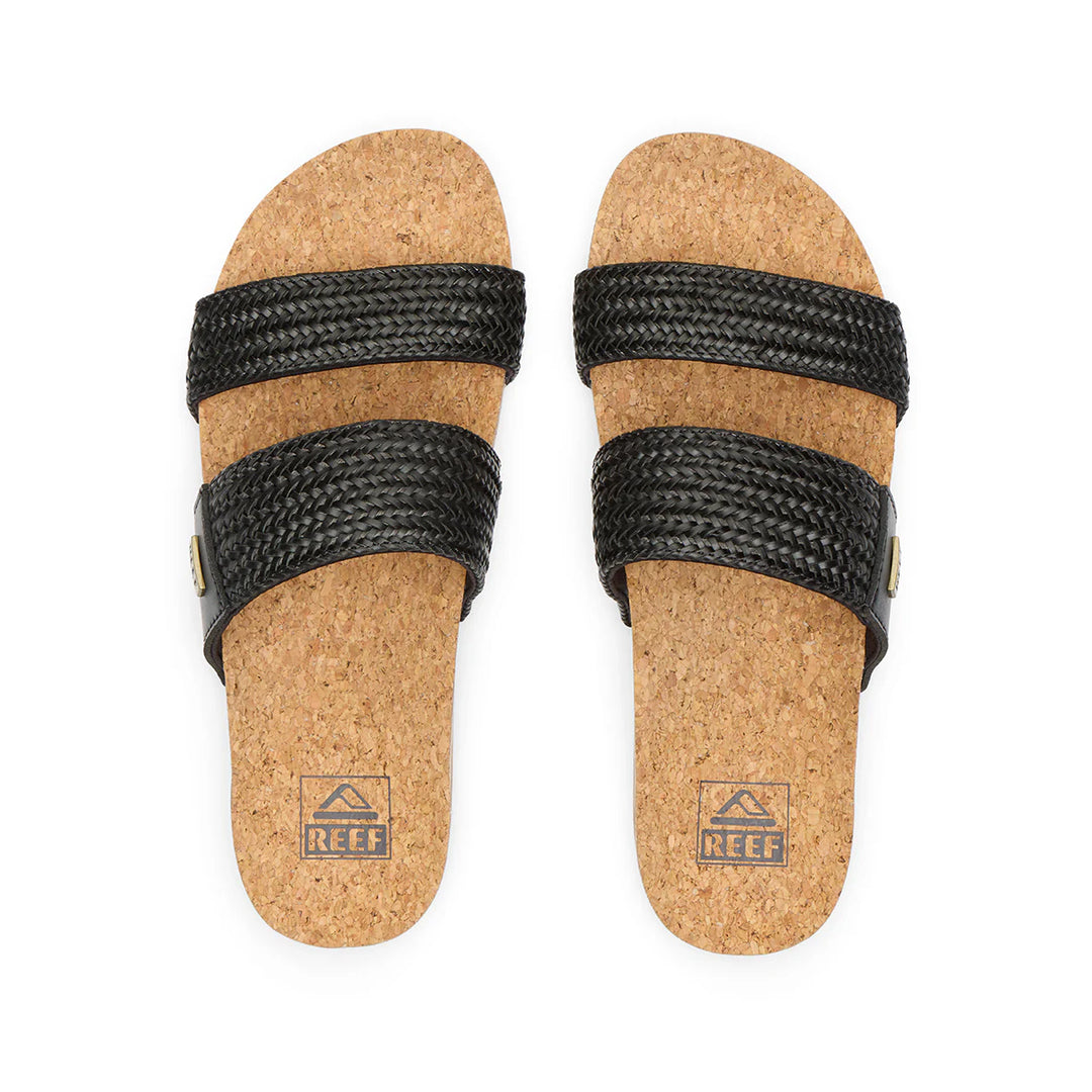 Reef Women's Vista Braid II Sandals - Black/Tan 1