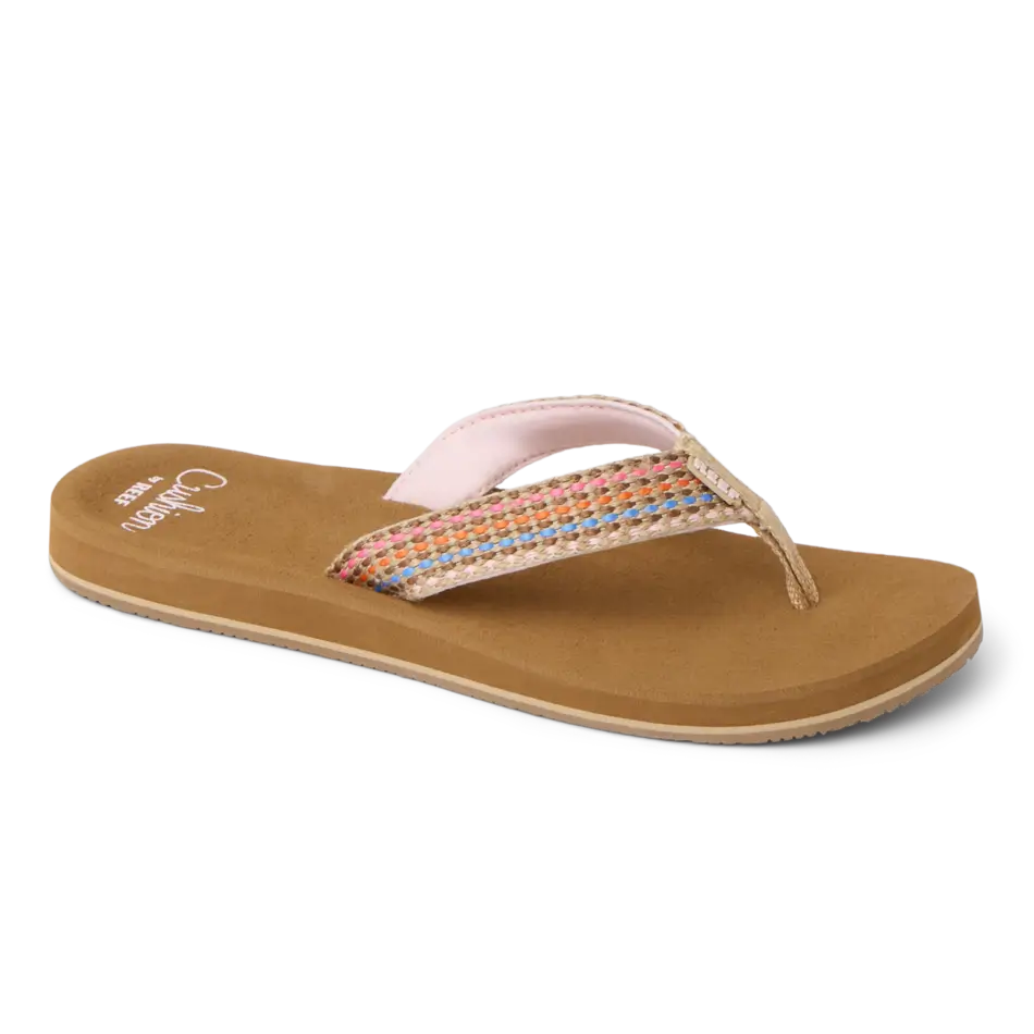 Reef Women's Baja Elana Sandals - Brown/Pink