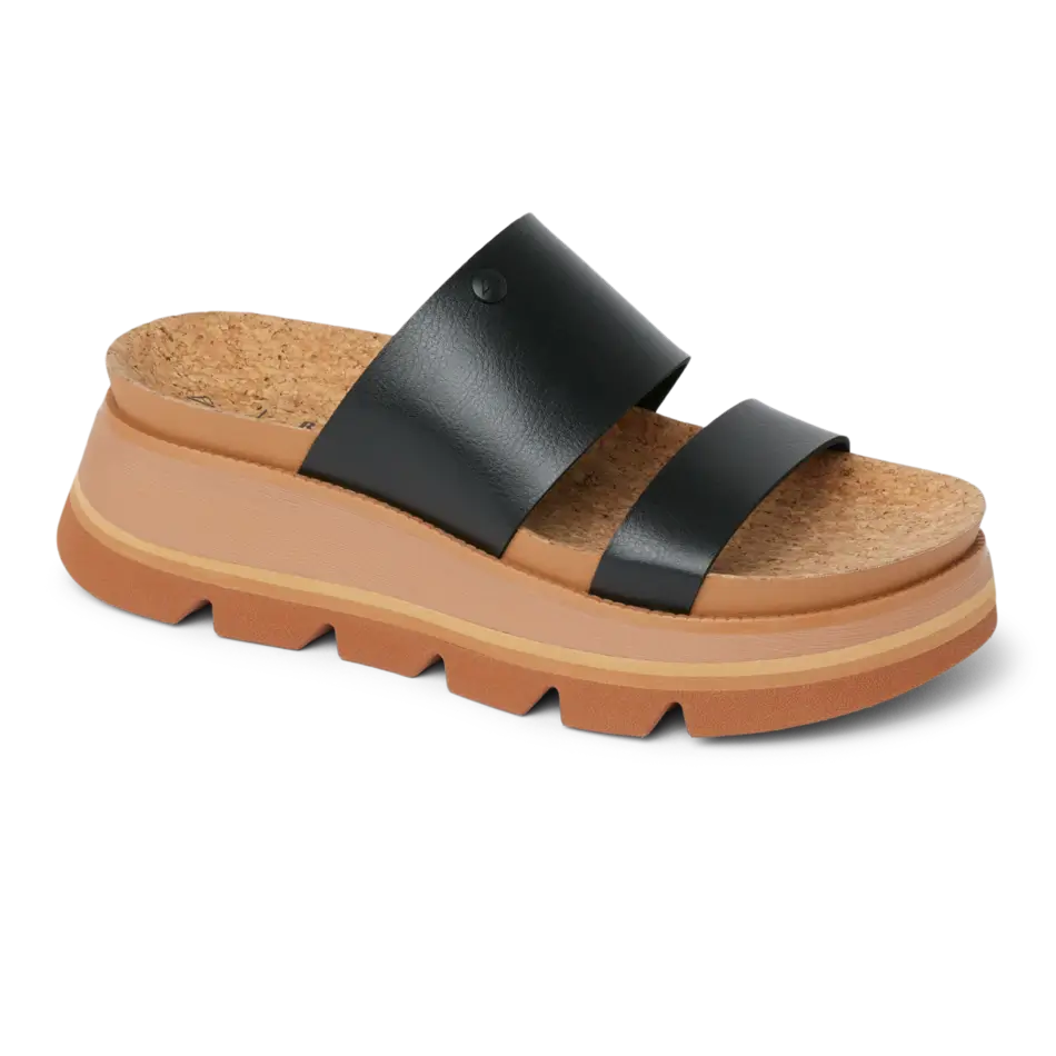 Reef Women’s Vista Luxe Siaa Sandals - Black/Tan