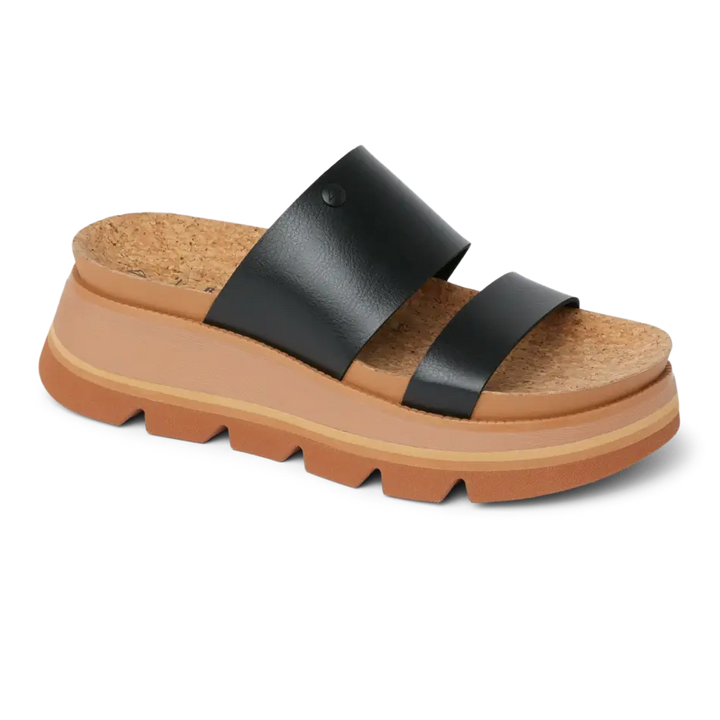 Reef Women’s Vista Luxe Siaa Sandals - Black/Tan