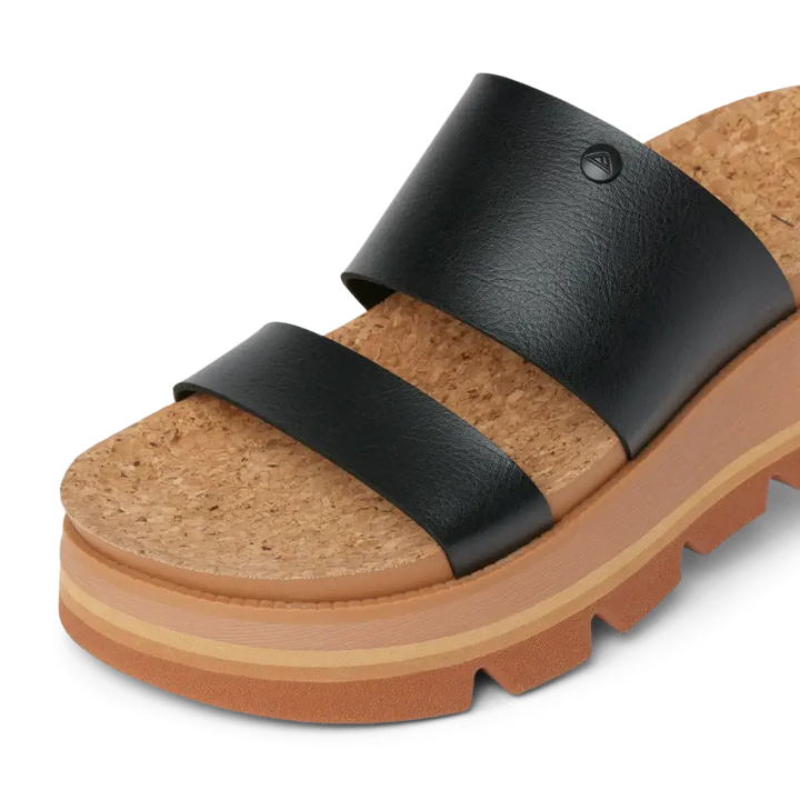 Reef Women’s Vista Luxe Siaa Sandals - Black/Tan 2