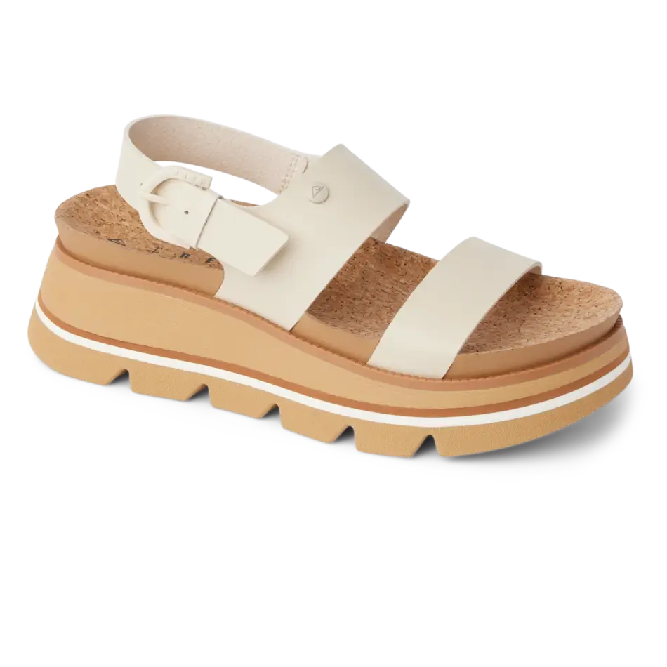 Reef Women’s Vista Luxe Liah Sandals in White/Tan