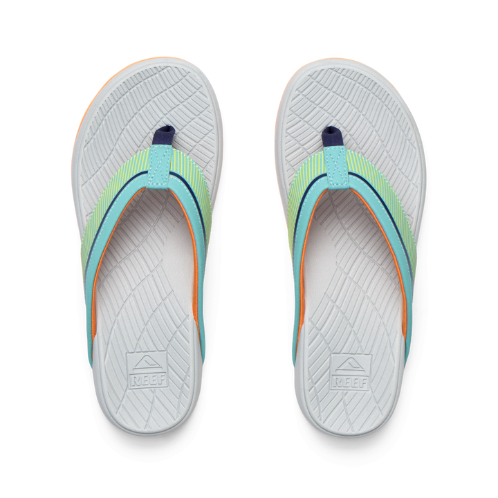 Reef Kids Windswell Sandal in Tropic/Grey - top view