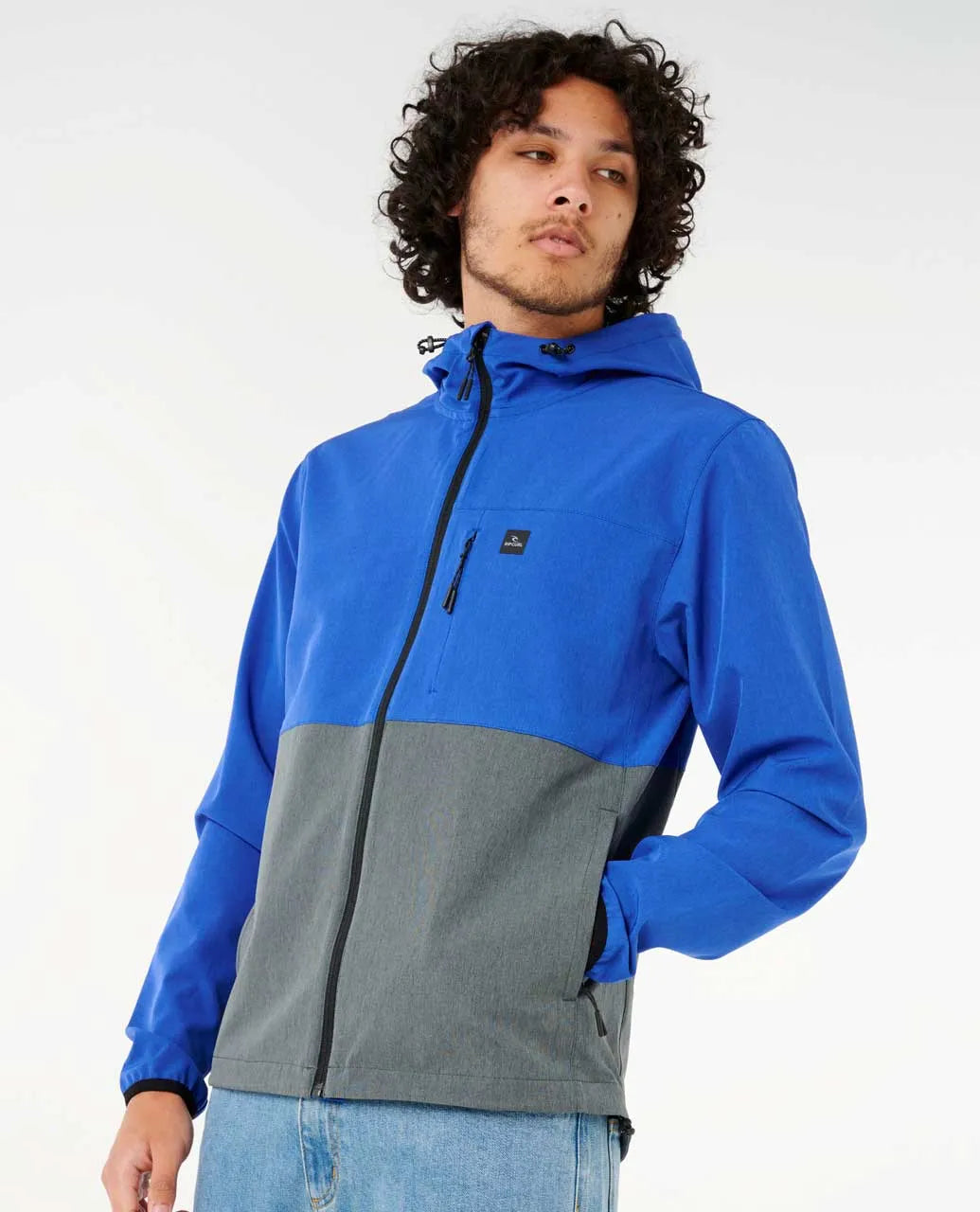 Ripcurl Men's Anti Series Zip Through Jacket - Electric Cobalt 