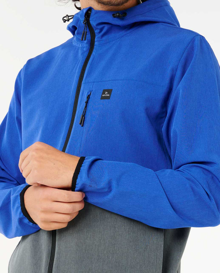 Ripcurl Men's Anti Series Zip Through Jacket - Electric Cobalt 4