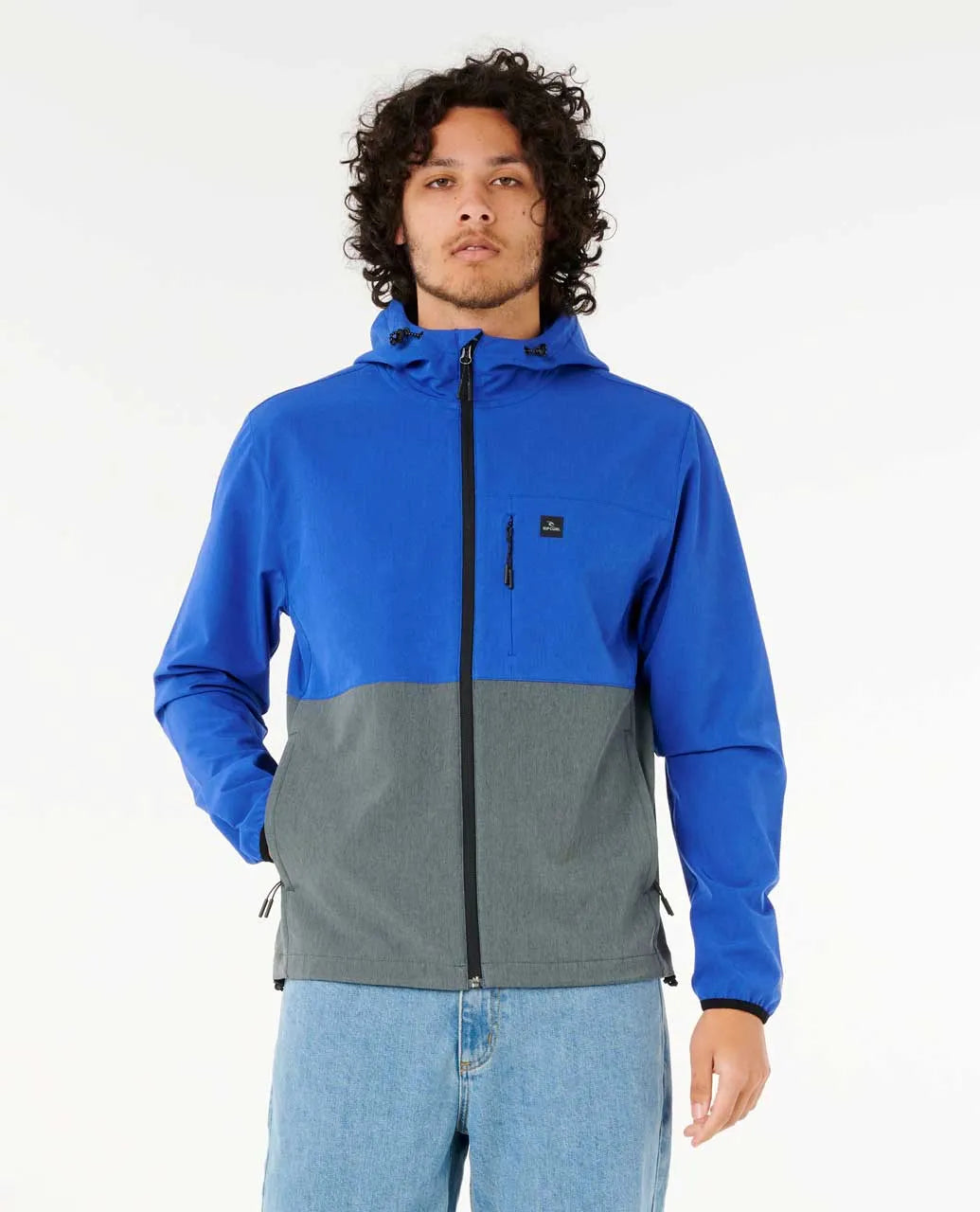 Ripcurl Men's Anti Series Zip Through Jacket - Electric Cobalt 5