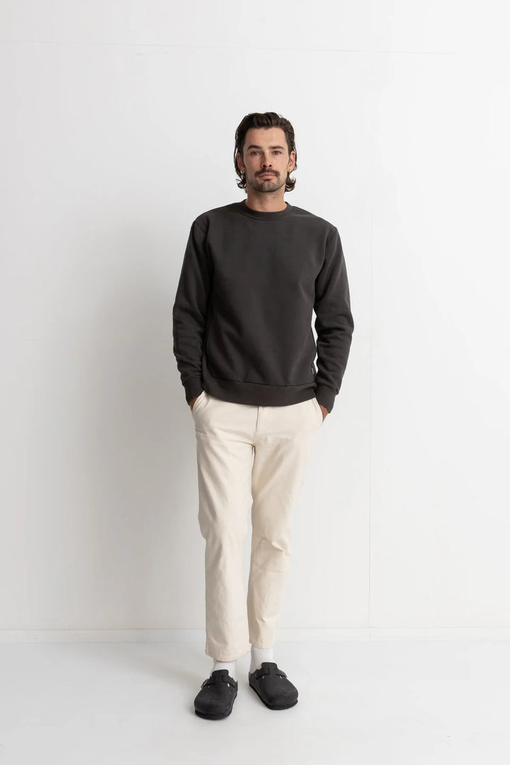 Rhythm Men’s Classic Fleece Crew - Black 6