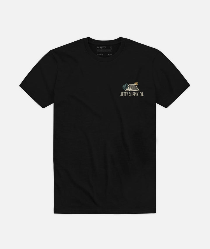 Jetty Men's The Elements Tee - Black 1