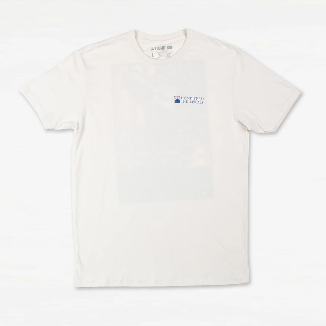 Flomotion Men’s Don’t Feed The Locals USA Tee - White 2