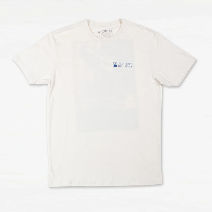 Flomotion Men’s Don’t Feed The Locals USA Tee - White 2
