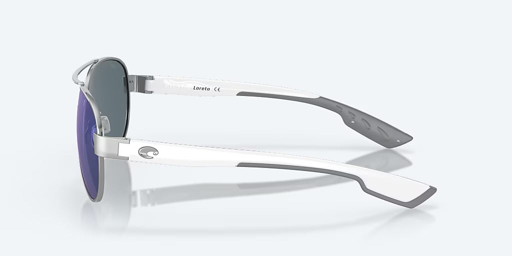 Costa Loreto 580P Sunglasses - Palladium/Blue Mirror 2