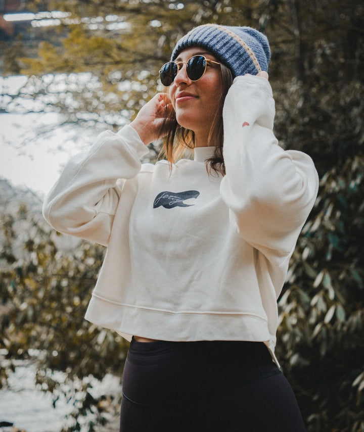 Jetty Women’s Breaking Barriers Crewneck - White 1