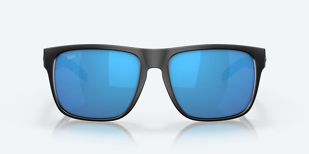 Costa Spearo XL 580G Sunglasses - Matte Black/Blue Mirror 1