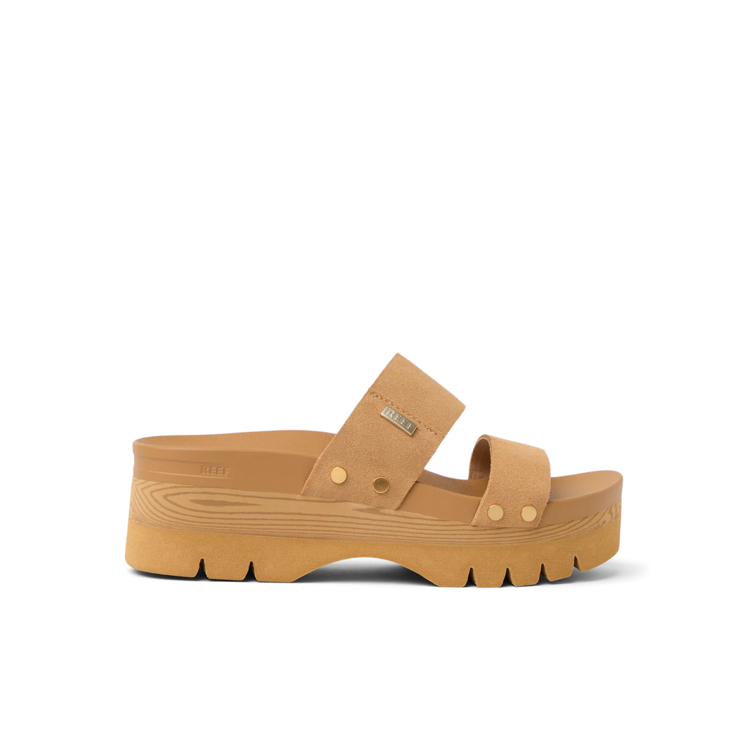 Reef Women’s Vista Higher Cleo Sandal - Tan Suede 2