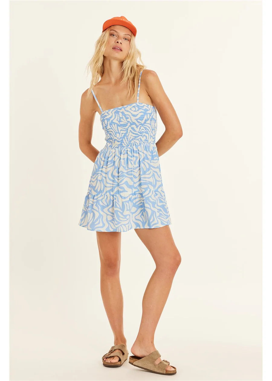 Sisstr Women's Avalon Woven Tank Dress - Bliss Blue 1