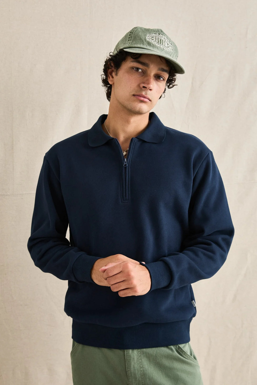 Rhythm Men’s Pacific Vintage Fleece - Blue 6