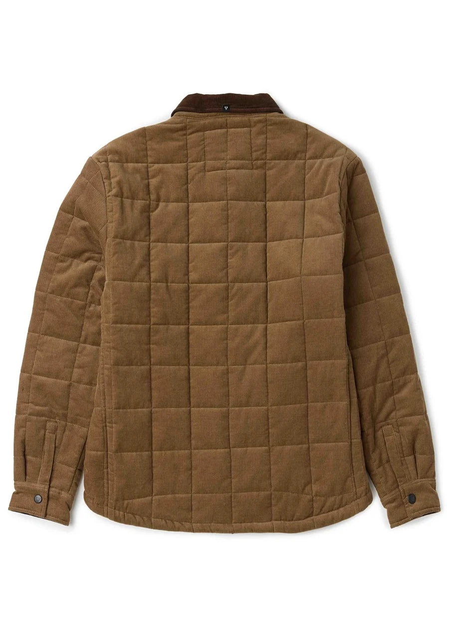 Vissla Men’s Cronkite Organic Cord Jacket - Dark Khaki 1