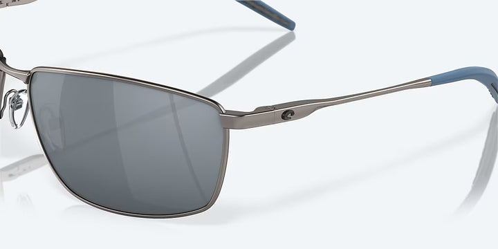 Costa Turret 580P Sunglasses - Matte Dark Gunmetal/Silver Mirror 5