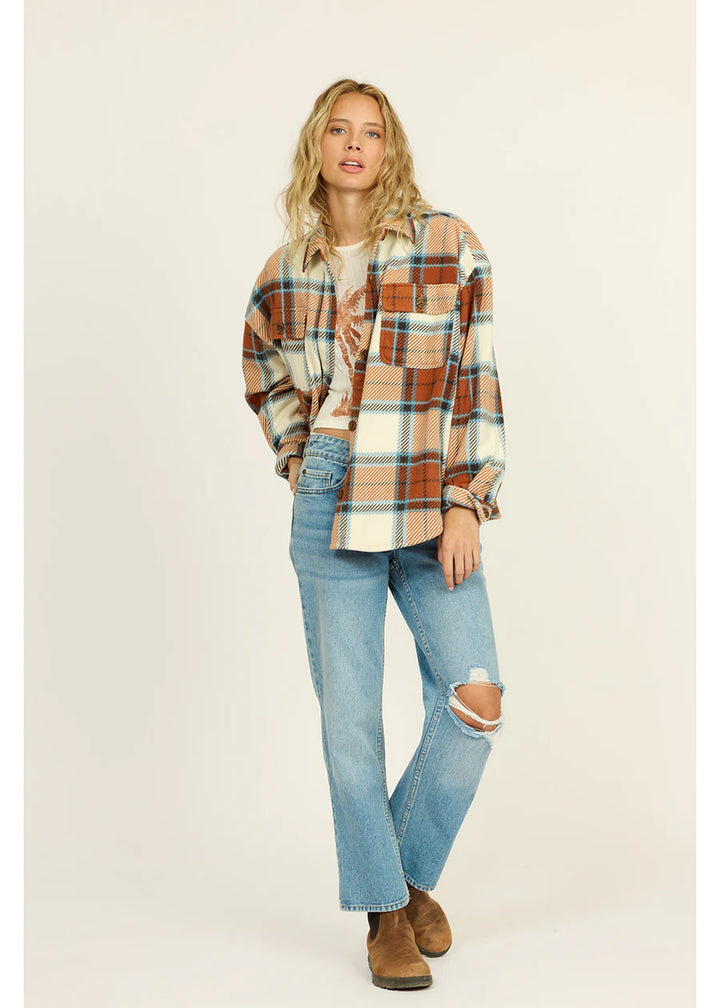 Sisstr Women's Washed Ashore Fleece - Terracotta 1