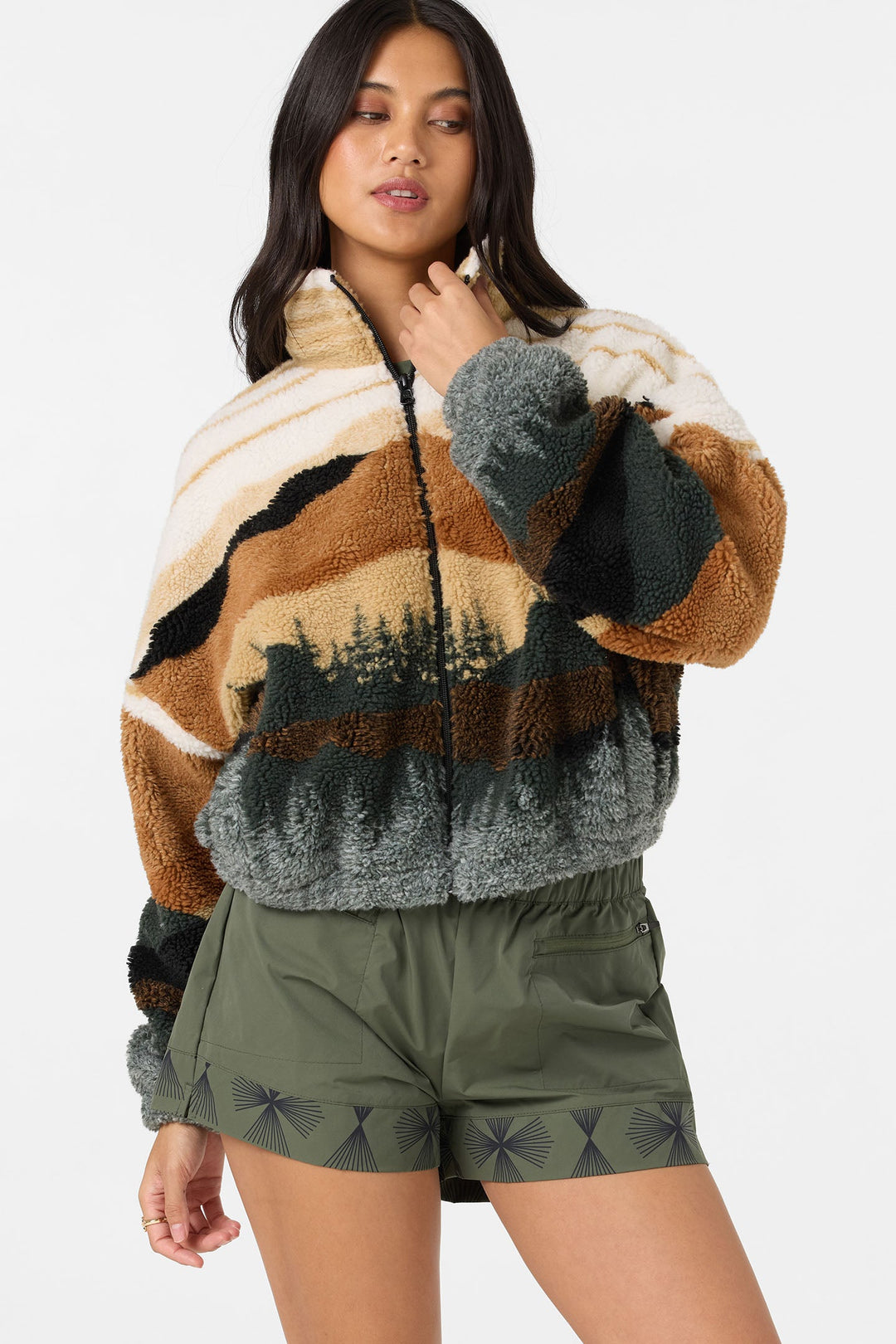 O'Neill Women's Cordin High Pile Jacket - Multi Clr 