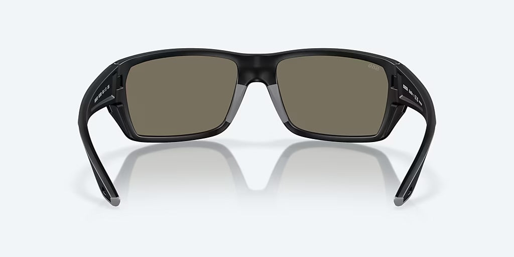 Costa Tailfin 580G Sunglasses - Matte Black/Blue Mirror 4
