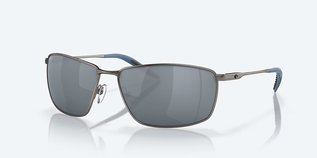 Costa Turret 580P Sunglasses - Matte Dark Gunmetal/Silver Mirror 