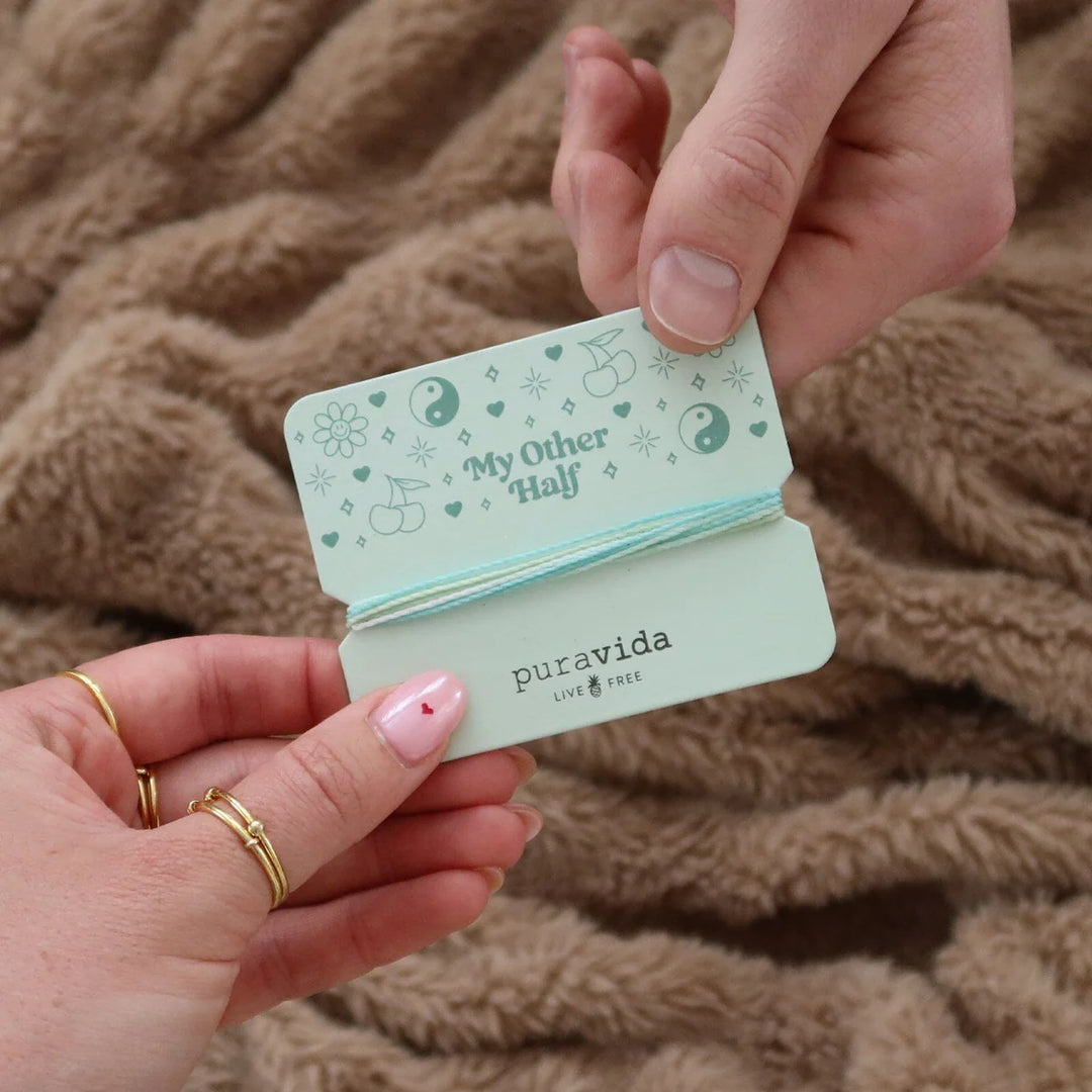 Pura Vida My Other Half Bracelet Card 2