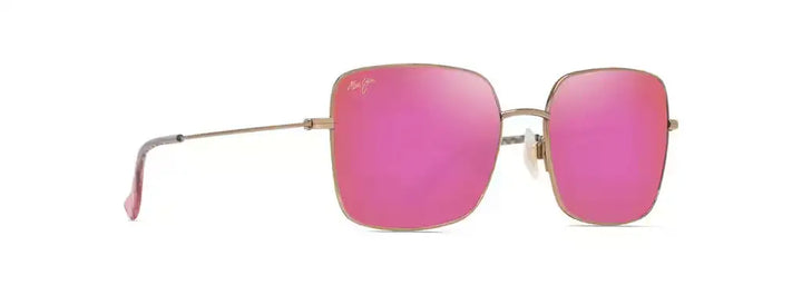 Maui Jim Lipine Polarized Sunglasses - Shiny Rose Gold/Maui Rose 