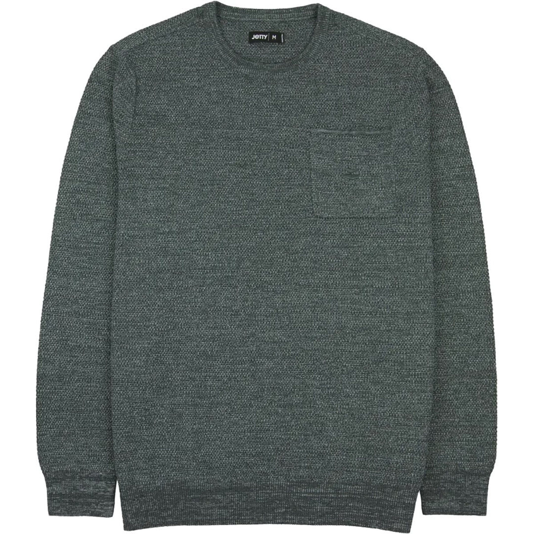 Jetty Men's Brine Sweater - Charcoal