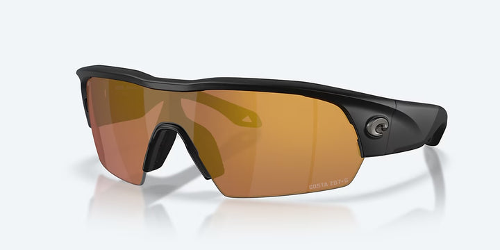 Costa Pilothouse Pro 580P Sunglasses - Matte Black/Gold Mirror  