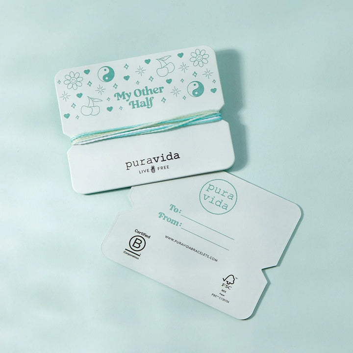 Pura Vida My Other Half Bracelet Card 3