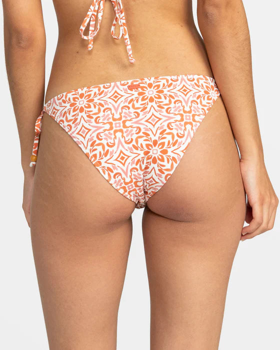 Roxy Fresco Tile Moderate Side Tie Bikini Bottoms FINAL SALE