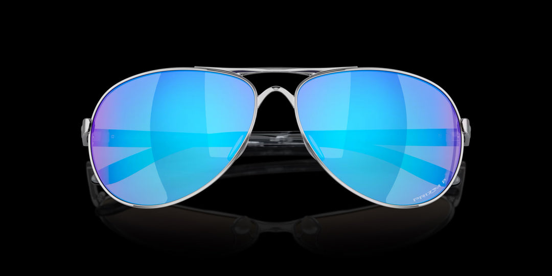 Oakley Feedback Polished Chrome w Prizm Sapphire Irid 4