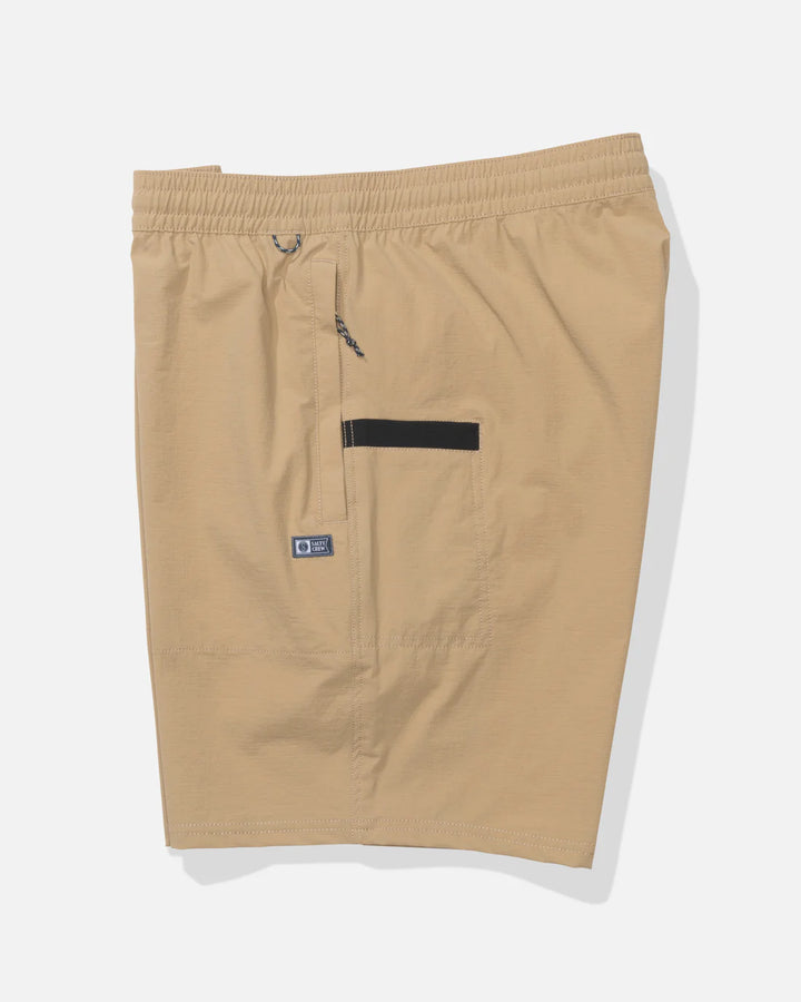 Salty Crew Men’s Crew Boatshort Ewaist 18” Short - Khaki 2