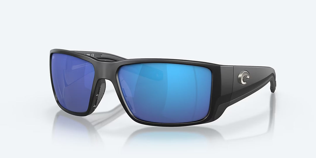 Costa Blackfin Pro 580G Sunglasses - Matte Black/Blue Mirror 