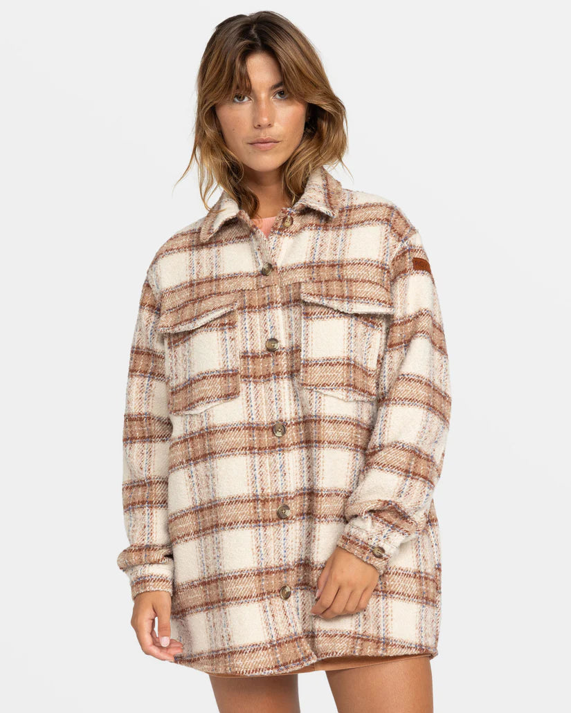 Roxy Women’s Check The Swell IIII Shacket