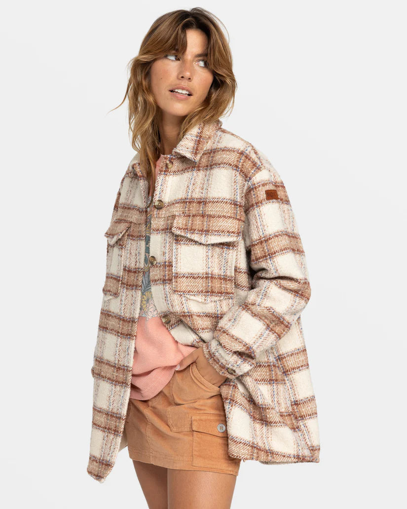 Roxy Women’s Check The Swell IIII Shacket