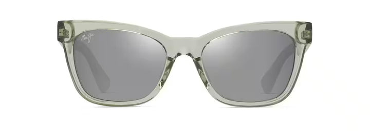 Maui Jim Hiwahiwa Polarized Sunglasses - Shiny Transparent Sage/Neutral Grey 1