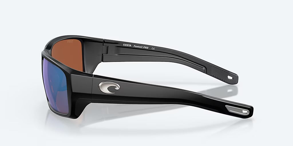 Costa Fantail Pro 580G Sunglasses - Matte Black/Green Mirror 2