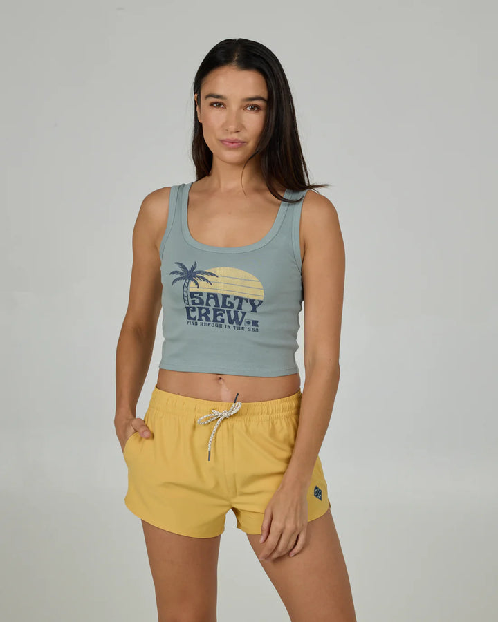 Salty Crew Women’s Sunrise Tank - Sage 