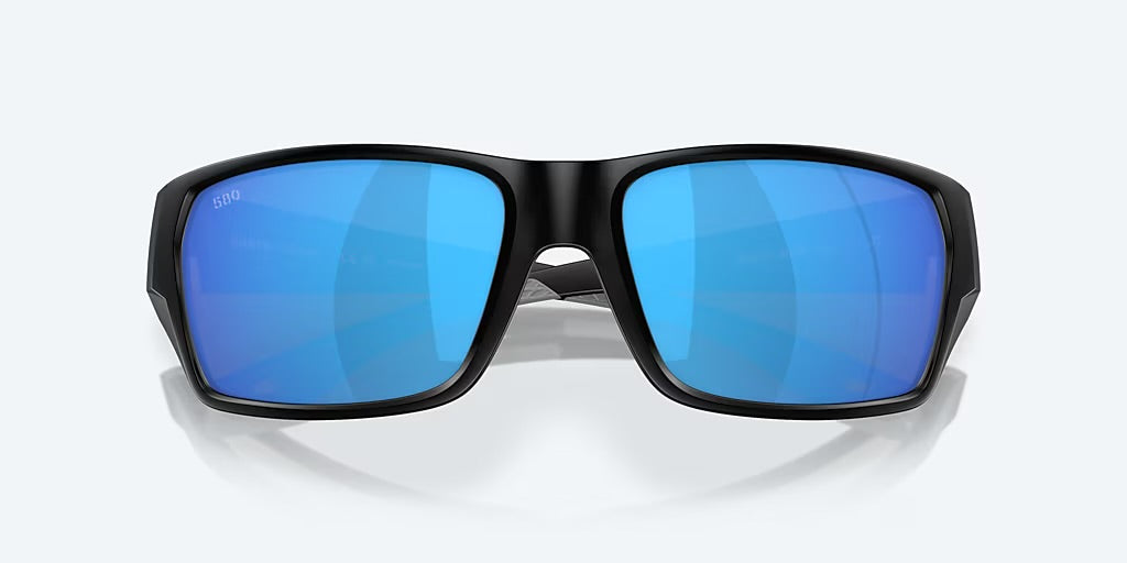 Costa Tailfin 580G Sunglasses - Matte Black/Blue Mirror 5